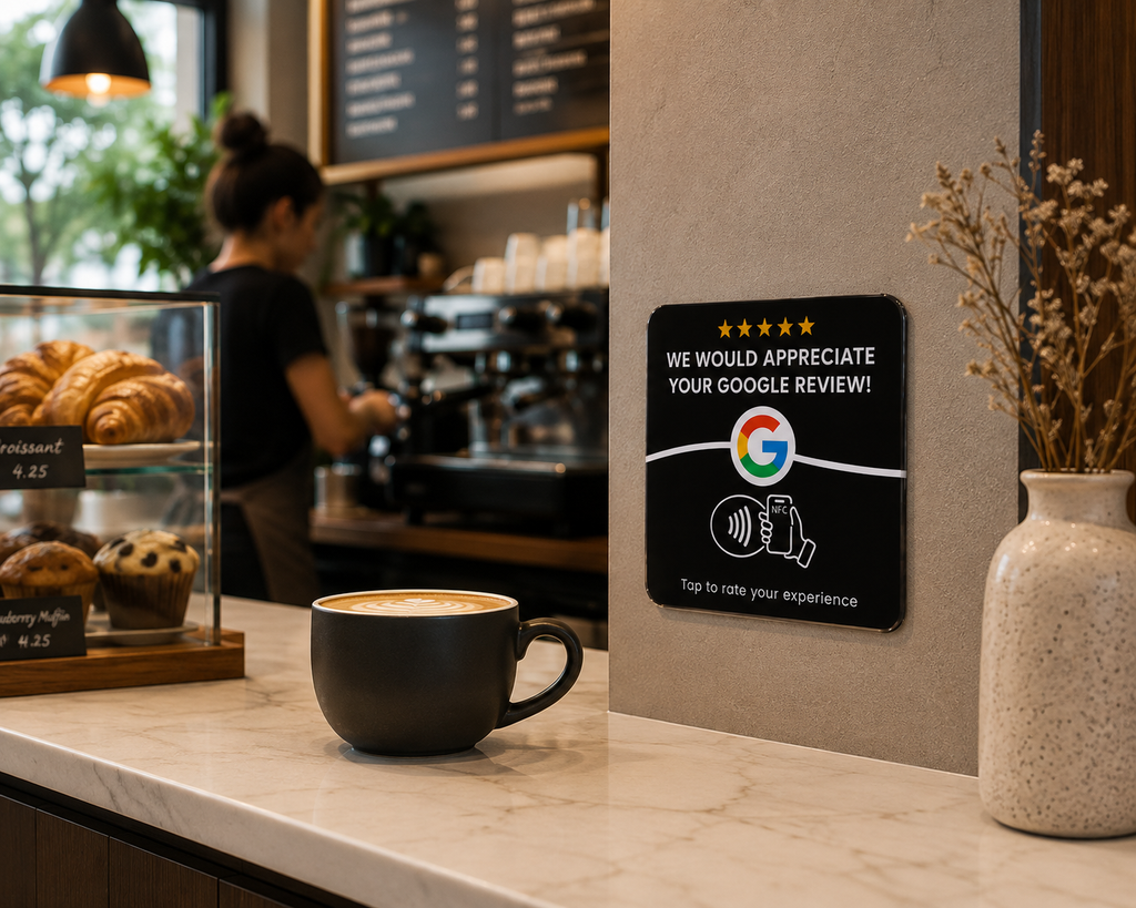 Google Review Plaque (Black)