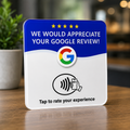 Google Review Plaque (Blue)